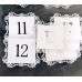 Table Card Wholesale Laser Cut Number Card NO.1-NO.10,No.11-NO.20